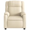 Fauteuil inclinable Crème Tissu 