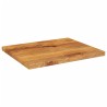 Dessus de table 60x50x2,5 cm rectangulaire bois massif manguier 