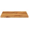 Dessus de table 60x50x2,5 cm rectangulaire bois massif manguier 