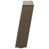 Pieds de table basse en U 2 pièces Acier naturel 30 x (30-31) cm Acier 