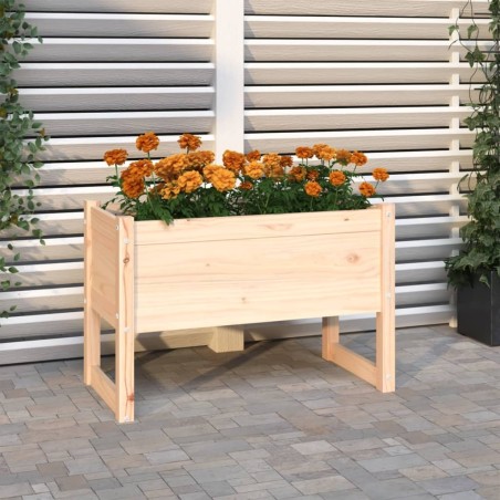 Jardinière 78x40x52 cm Bois massif de pin 