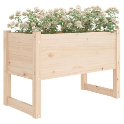 Jardinière 78x40x52 cm Bois massif de pin 