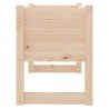 Jardinière 78x40x52 cm Bois massif de pin 
