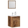 Ensemble de meubles salle de bain 2 pcs bois d'ingénierie 