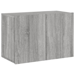 Unités murales TV 5 pcs sonoma gris bois d'ingénierie 