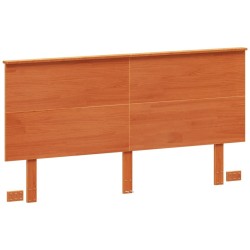 Tête de lit cire marron 160 cm bois massif de pin 