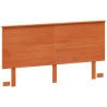 Tête de lit cire marron 160 cm bois massif de pin 
