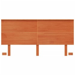 Tête de lit cire marron 160 cm bois massif de pin 
