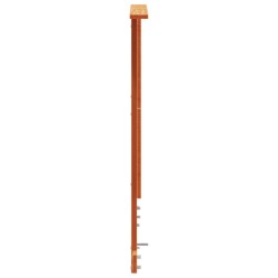 Tête de lit cire marron 160 cm bois massif de pin 