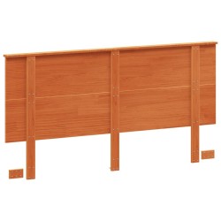 Tête de lit cire marron 160 cm bois massif de pin 
