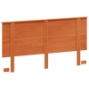 Tête de lit cire marron 160 cm bois massif de pin 