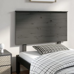 Tête de lit Gris 104x6x82,5 cm Bois massif de pin 