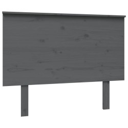 Tête de lit Gris 104x6x82,5 cm Bois massif de pin 