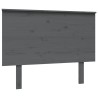 Tête de lit Gris 104x6x82,5 cm Bois massif de pin 