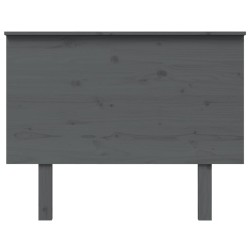 Tête de lit Gris 104x6x82,5 cm Bois massif de pin 