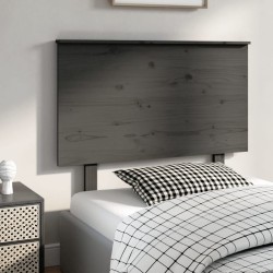 Tête de lit Gris 104x6x82,5 cm Bois massif de pin 
