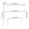 Tête de lit Gris 104x6x82,5 cm Bois massif de pin 