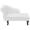 Chaise longue Blanc Similicuir 