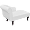 Chaise longue Blanc Similicuir 