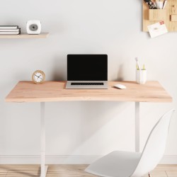 Dessus de bureau 110x(55-60)x2,5 cm bois massif de hêtre 