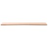 Dessus de bureau 110x(55-60)x2,5 cm bois massif de hêtre 