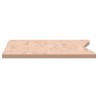 Dessus de bureau 110x(55-60)x2,5 cm bois massif de hêtre 