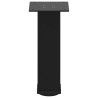 Pieds de table basse 4 pièces Noir 30-32 cm Acier 