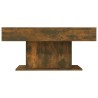 Table basse Chêne fumé 96x50x45 cm Bois d'ingénierie 
