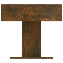 Table basse Chêne fumé 96x50x45 cm Bois d'ingénierie 