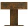 Table basse Chêne fumé 96x50x45 cm Bois d'ingénierie 