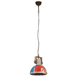 Lampe suspendue industrielle 25 W Multicolore Ronde 30 cm E27 