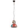 Lampe suspendue industrielle 25 W Multicolore Ronde 30 cm E27 
