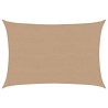 Voile d'ombrage 160 g/m² Taupe 5x6 m PEHD 