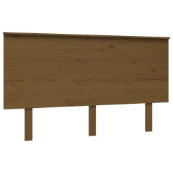 Tête de lit Marron miel 139x6x82,5 cm Bois massif de pin 