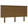 Tête de lit Marron miel 139x6x82,5 cm Bois massif de pin 