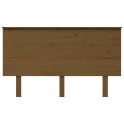 Tête de lit Marron miel 139x6x82,5 cm Bois massif de pin 