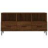 Meuble TV chêne marron 102x36x50 cm bois d'ingénierie 