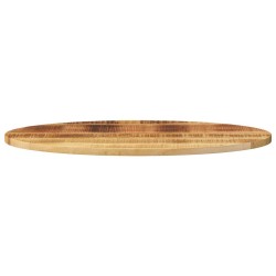 Dessus de table 100x50x2,5 cm ovale bois massif de manguier 