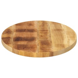 Dessus de table 100x50x2,5 cm ovale bois massif de manguier 