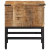 Table de chevet 40x40x45 cm bois de manguier massif 