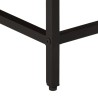 Table de chevet 40x40x45 cm bois de manguier massif 