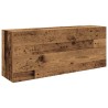 Armoire murale de bain vieux bois 100x25x40cm bois d'ingénierie 