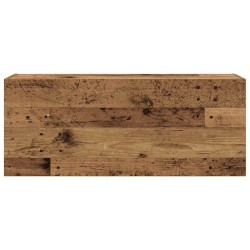 Armoire murale de bain vieux bois 100x25x40cm bois d'ingénierie 
