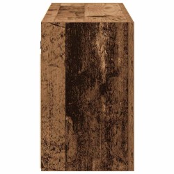 Armoire murale de bain vieux bois 100x25x40cm bois d'ingénierie 