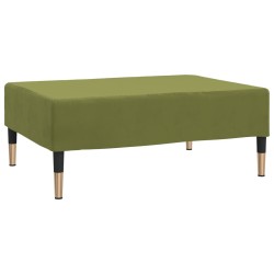 Repose-pied Vert clair 78x56x32 cm Velours 