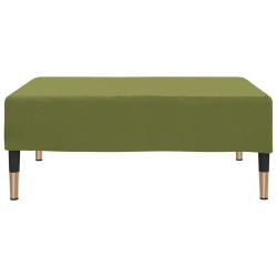 Repose-pied Vert clair 78x56x32 cm Velours 