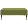 Repose-pied Vert clair 78x56x32 cm Velours 