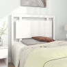 Tête de lit Blanc 105,5x4x100 cm Bois massif de pin 