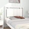 Tête de lit Blanc 105,5x4x100 cm Bois massif de pin 