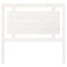 Tête de lit Blanc 105,5x4x100 cm Bois massif de pin 